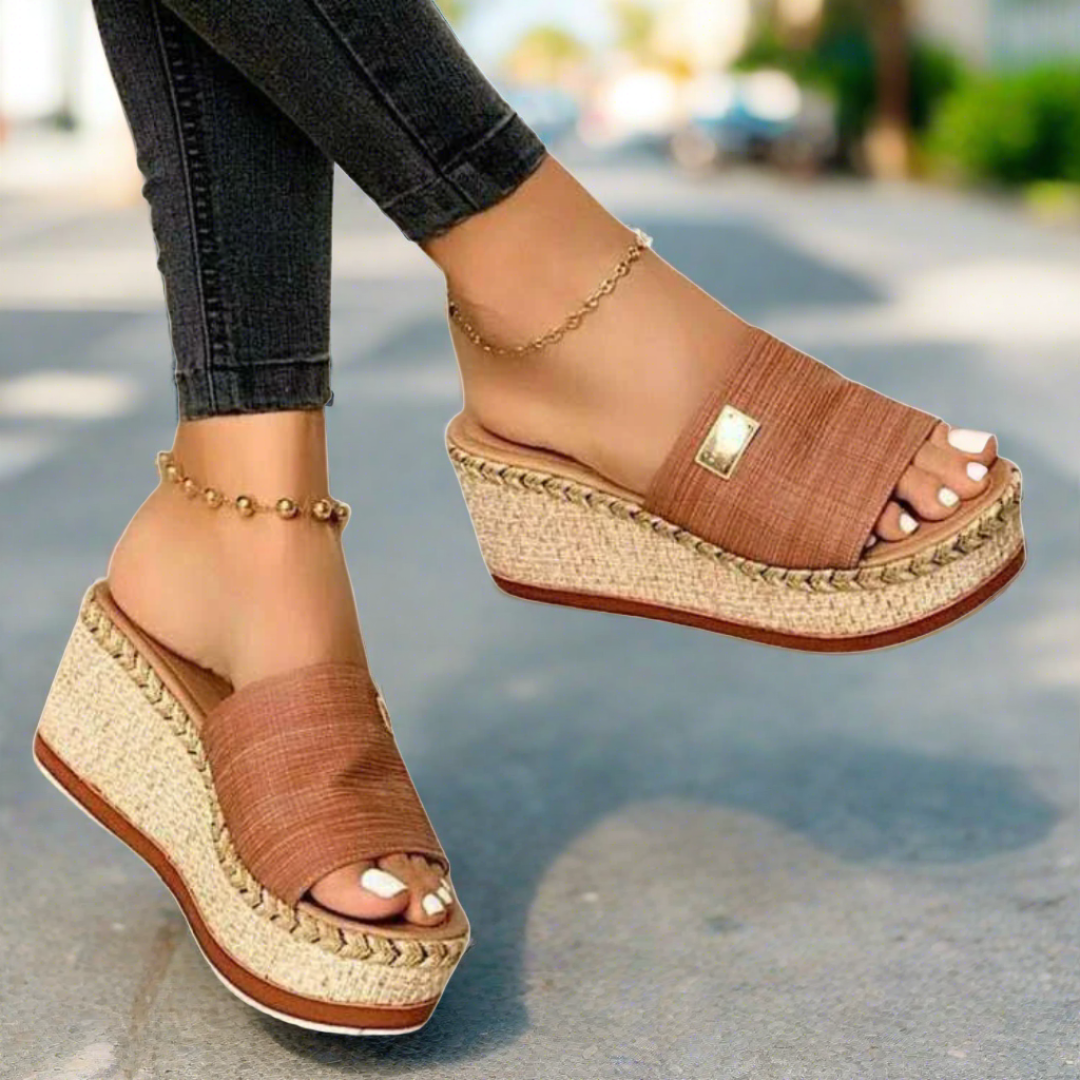 Riecker Sandalen | bequeme Sommer-Sandaletten für Frauen mit Absatz