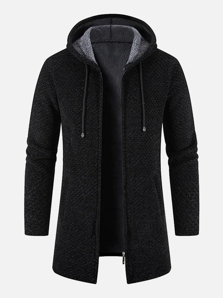 Kuschelige Jacke mit Fleece-Futter für Männer