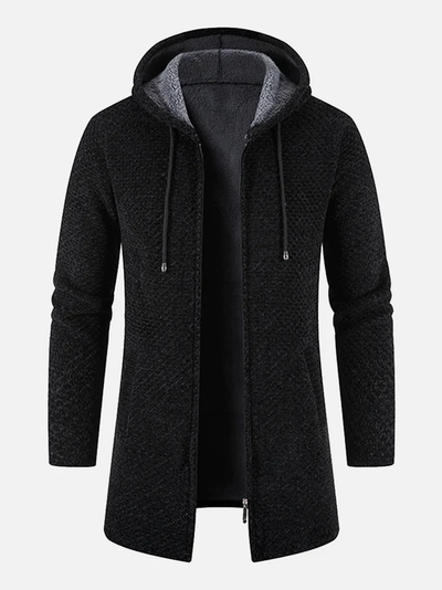 Kuschelige Jacke mit Fleece-Futter für Männer