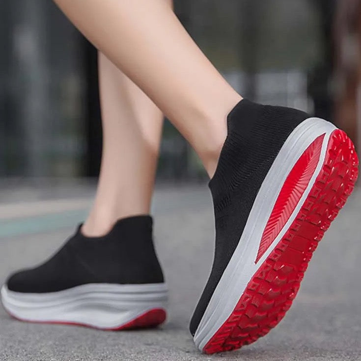 Sommerliche Sneaker für Damen – Trendige bequeme Slip-on Schuhe
