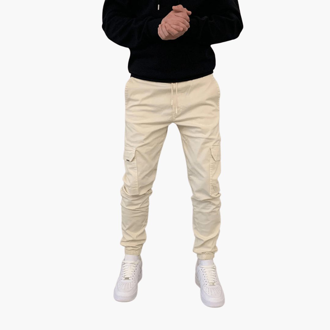 Cargohosen für Herren - Stylische Sommer-Baumwollhose mit Tasche