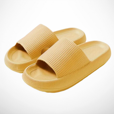 Slide-Sandale mit Strukturband | Extra-Sohle | Bequem & Modern
