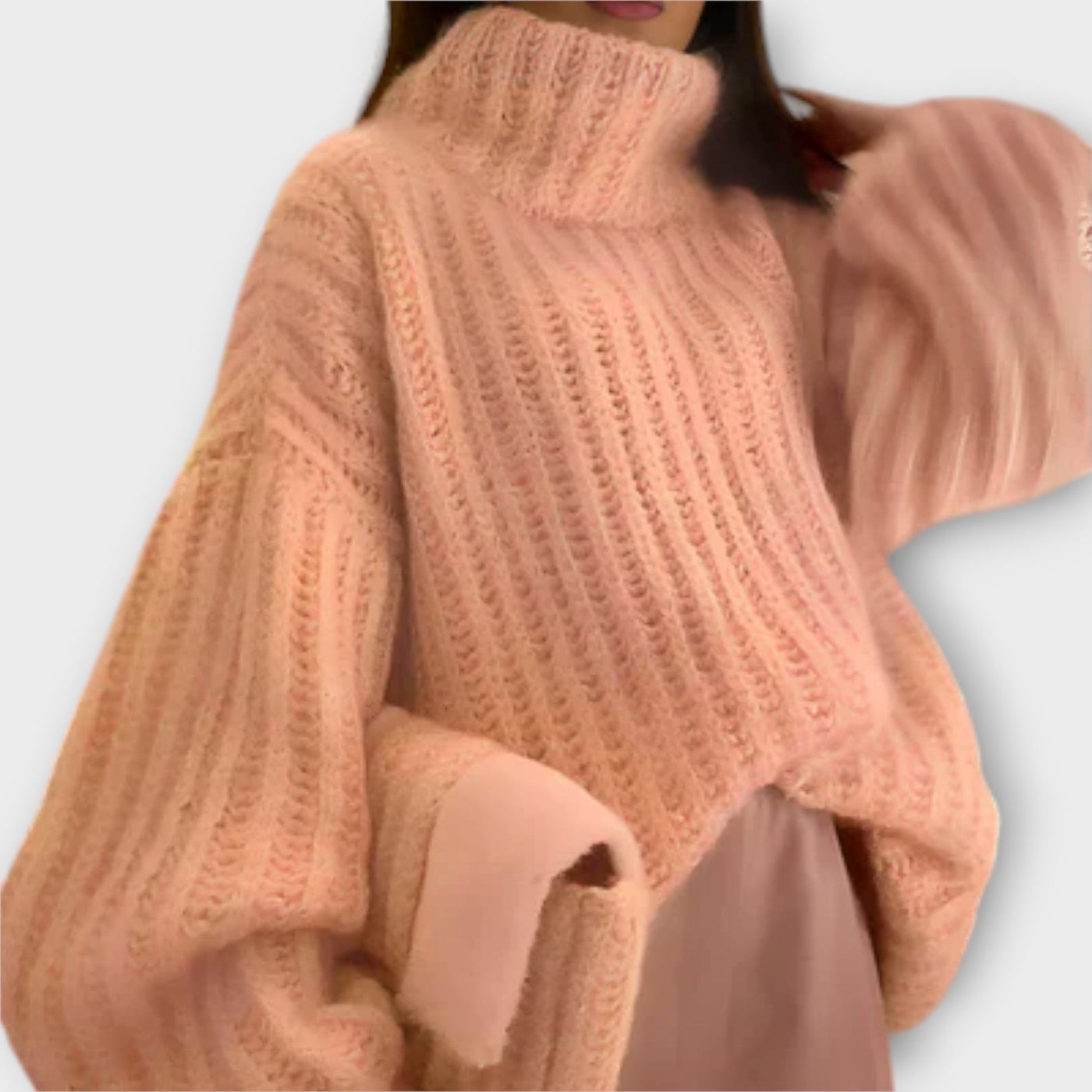 Übergroßer Rollkragenpullover – Gemütliches Volumen, müheloser Chic