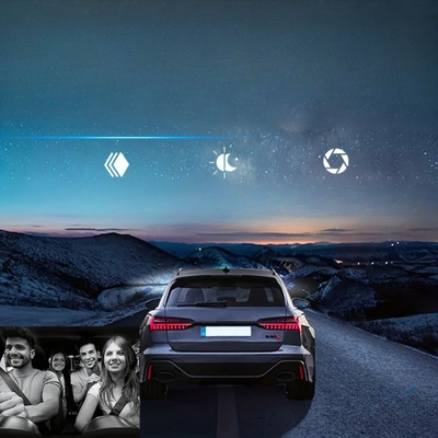 StrataCam - Fortgeschrittenes 320° Ultra-Weitwinkel Smart-Dashcam-System