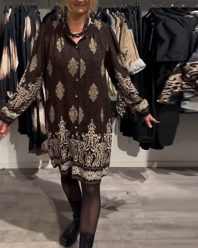 Ilse | Vintage-inspiriertes Kleid mit Knopfleiste