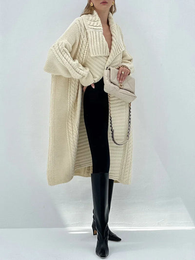 Nice And Clear Zopfstrickmantel