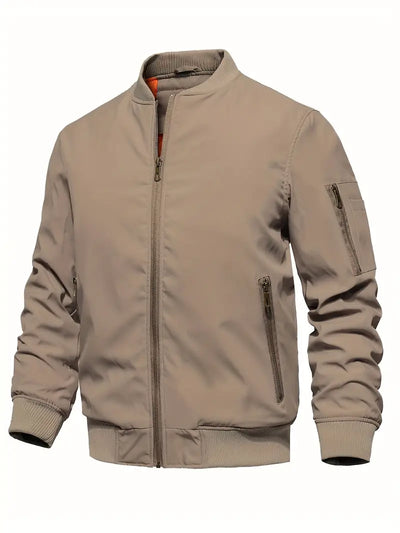 Klassische Bomberjacke mit Taschen für Männer