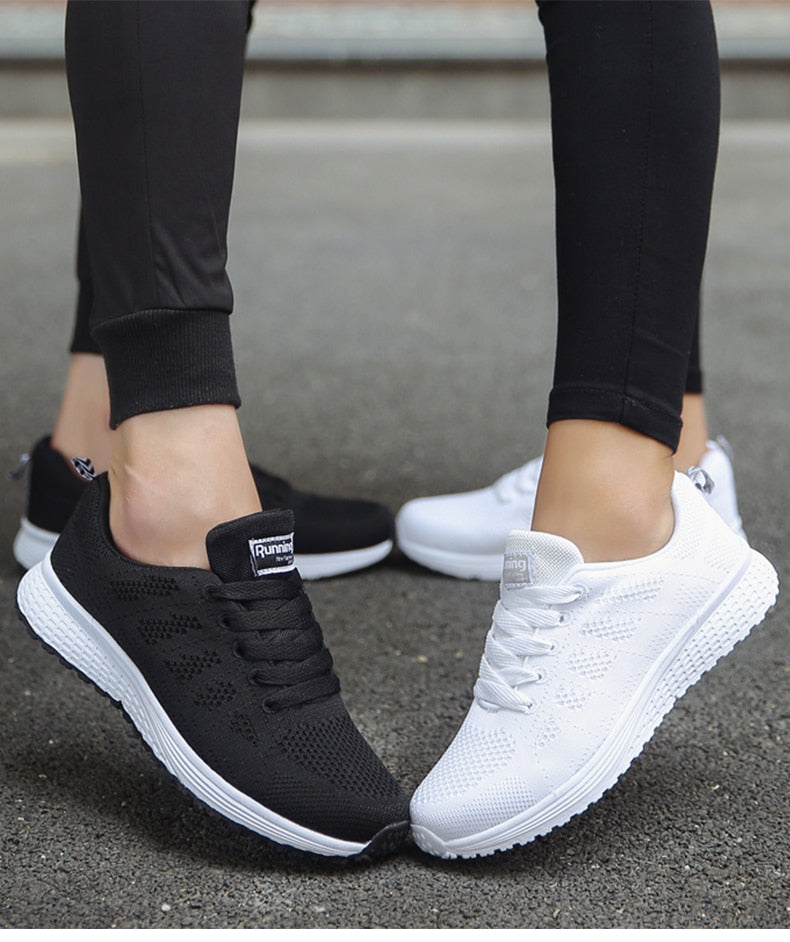 Sommerliche Sneaker für Damen - Trendy Bequeme Schuhe für breite Füße