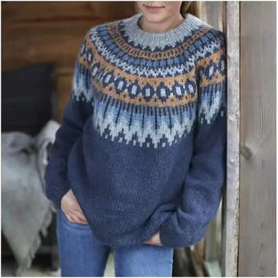 Modischer Strickpullover für Damen