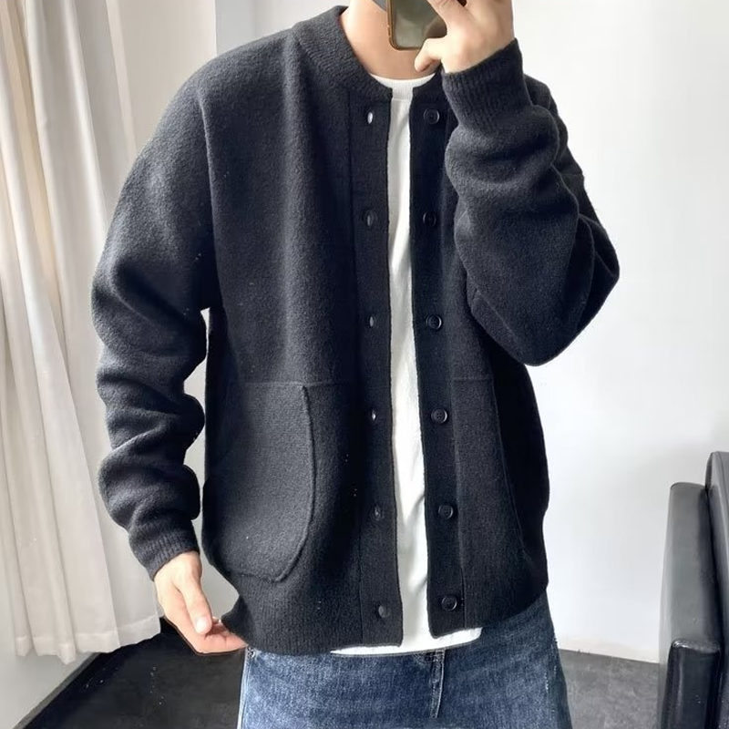 Casuales Winter-Strickjacke für Männer