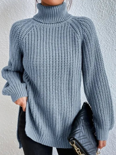 Kuscheliger Strick-Rollkragenpullover für Frauen
