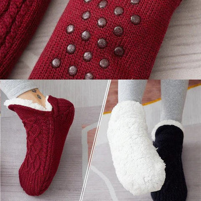 Warme Gestrickte Thermosocken für Damen