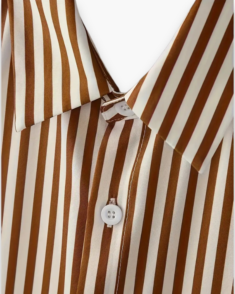 Herren Freizeit Set mit Streifen | Sommerlich & Bequem