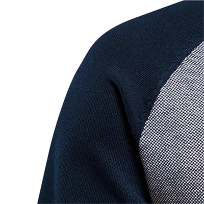 Schicke Jacke mit Rundhalsausschnitt und Reißverschluss für Herren