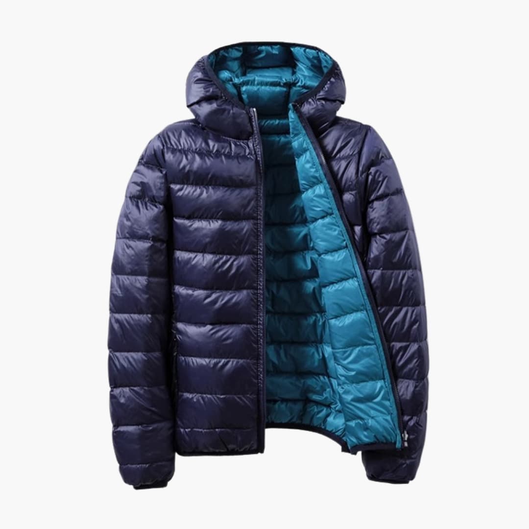 Damen Steppjacke mit Kapuze und Wendefunktion