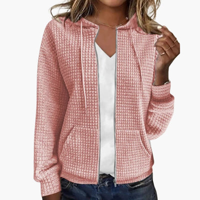 Kapuzen Sweatshirt mit Reißverschluss für Damen