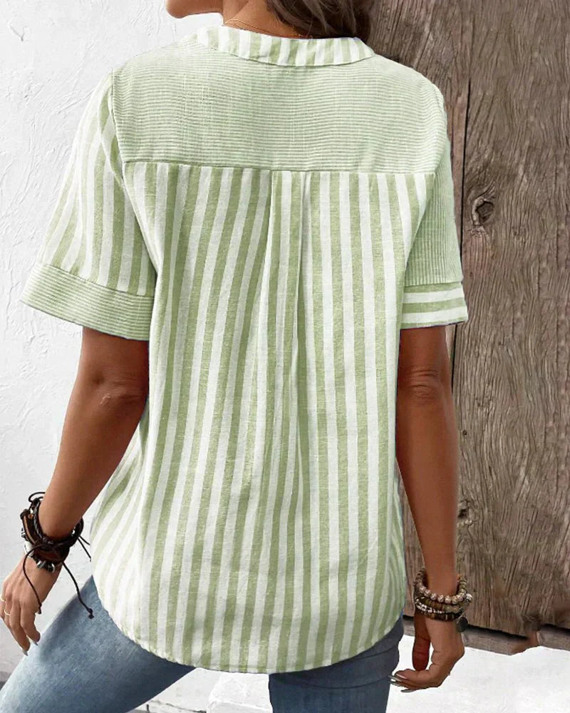 Alfonsin® | Weiche gestreifte Bluse