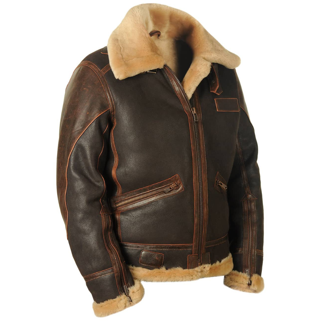 Klassische Fliegerjacke für Herren - warm und stilvoll