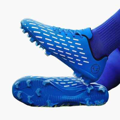 Unisex-Fußballschuhe mit Schnürverschluss und strukturierter Oberfläche