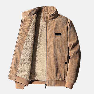 Moderne Bomberjacke aus Cord für Männer