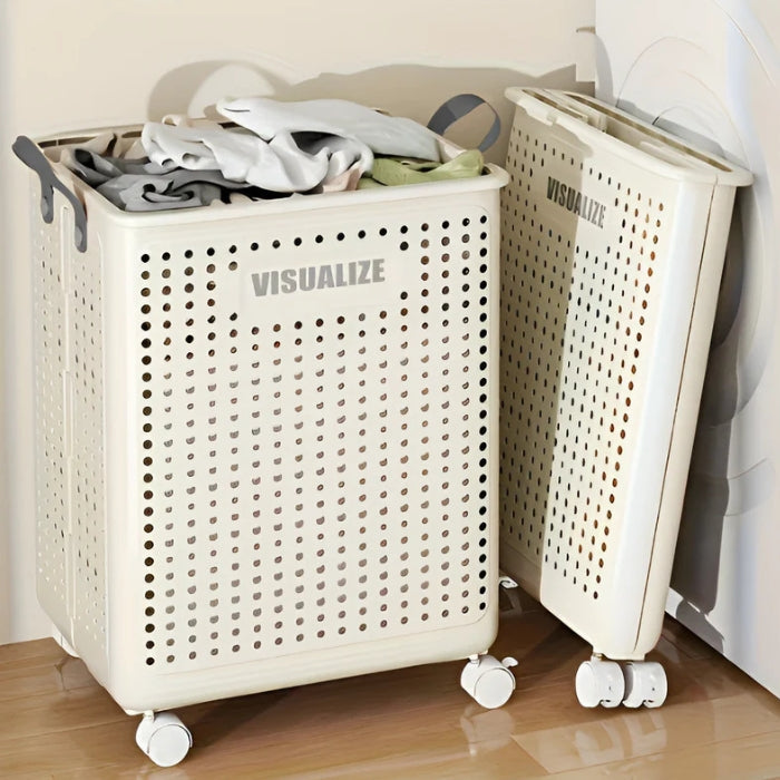 RollEase Zusammenklappbarer Wäschekorb