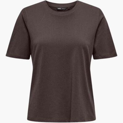 Damen T-Shirt mit Rundhals und kurzen Ärmeln aus Leichtstoff