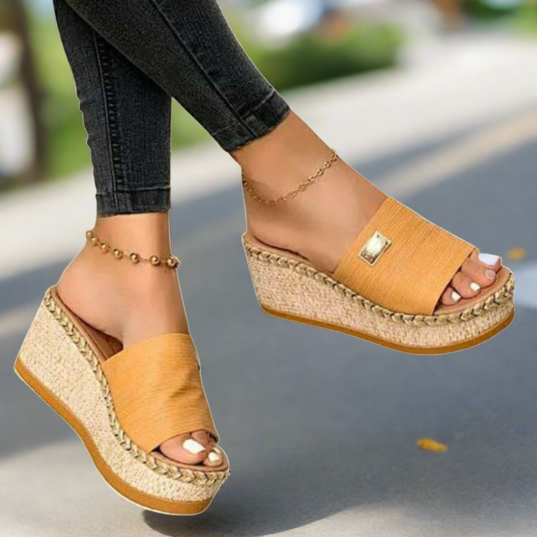 Riecker Sandalen | bequeme Sommer-Sandaletten für Frauen mit Absatz