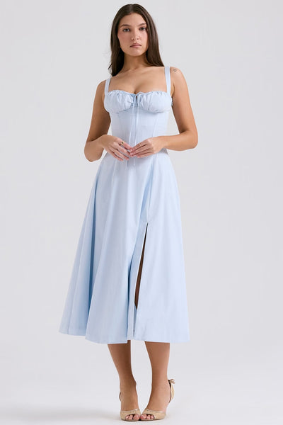 AURORA - Midikleid mit Schnürung