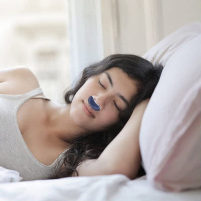 Anti-Schnarchgerät | Drahtloses und maskenfreies Micro-CPAP für besseren Schlaf im Sommer