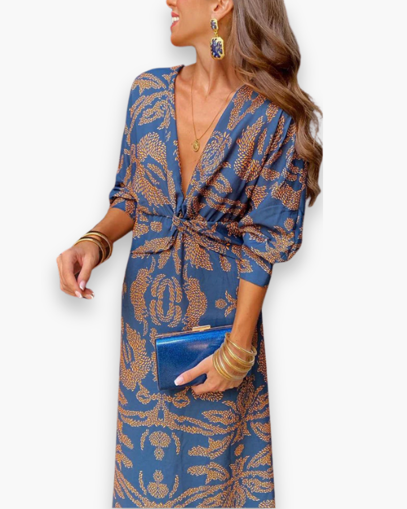 Damen Elegantes Festliches Kleid | Maxi