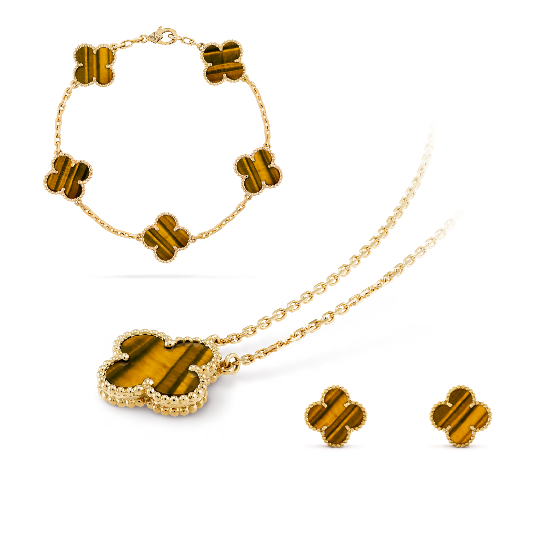 GOLD BERNSTEIN LUXE | KLEEBLATT SET