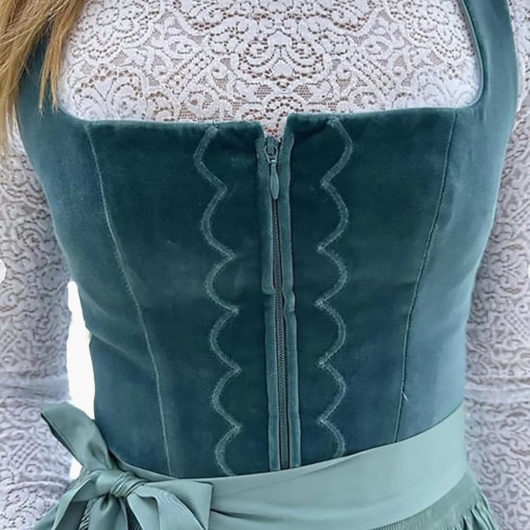 Dirndl kleid mit Schnürung für Damen - Oktoberfest 2025