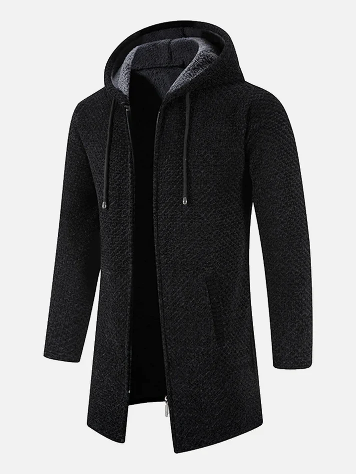 Kuschelige Jacke mit Fleece-Futter für Männer