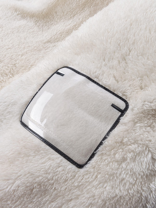 Fleecegefütterte Herren-Pufferjacke mit Wattierung