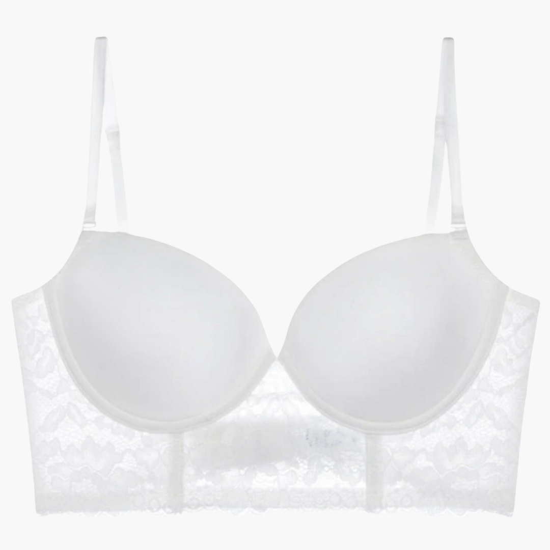 Bügel-BH aus Spitze für Frauen - Gepolsterte Nude Alltägliche Unterstützung