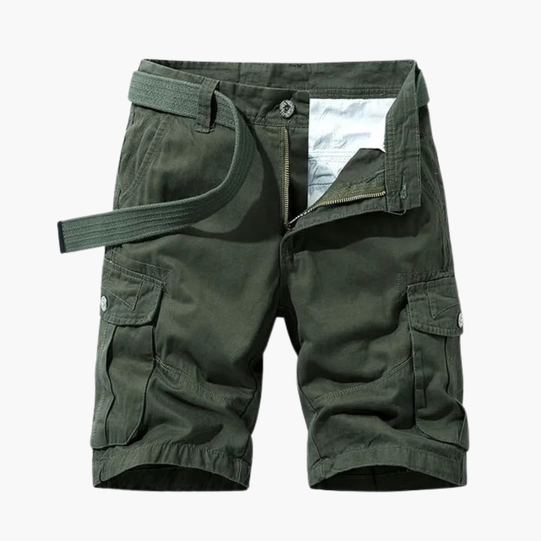 Herren Cargoshorts mit Taschen und Gürtel für den Sommer