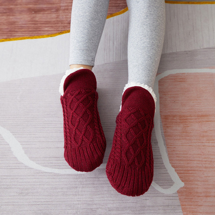 Warme Gestrickte Thermosocken für Damen