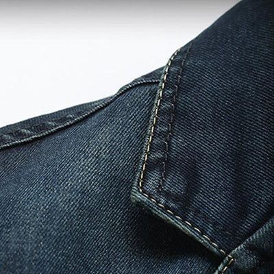 Denim-Blazer mit Taschen für Männer