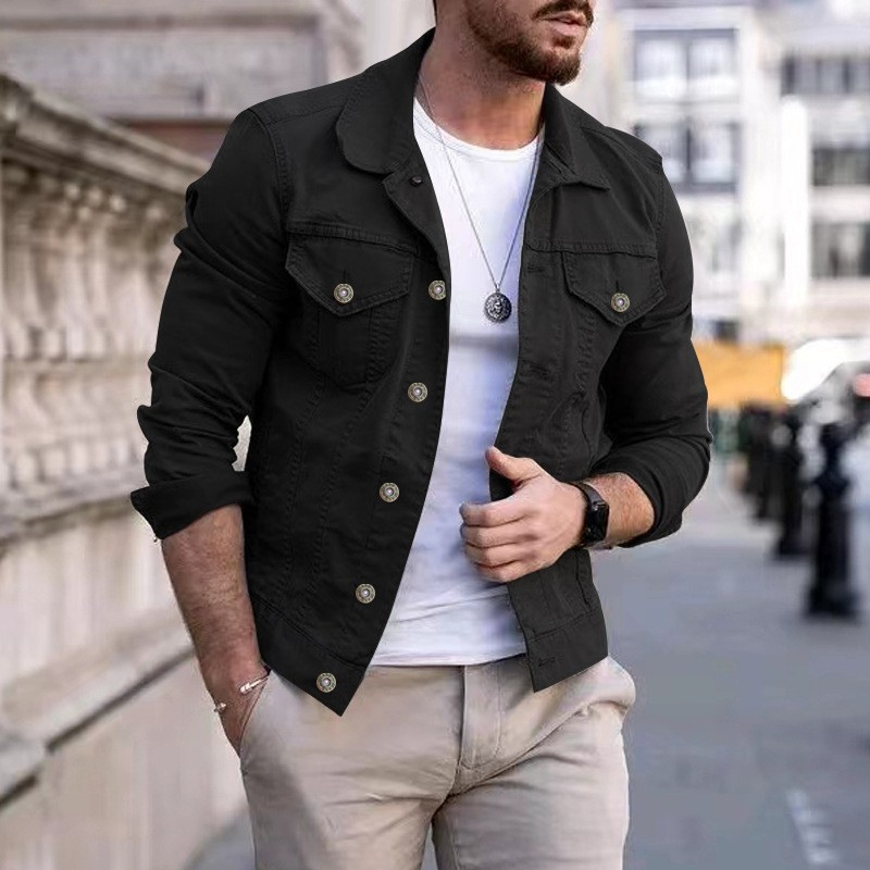 Jeansjacke für Herren - Stylische Sommerjacke für den Sommer