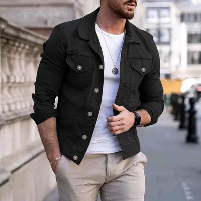 Jeansjacke für Herren - Stylische Sommerjacke für den Sommer