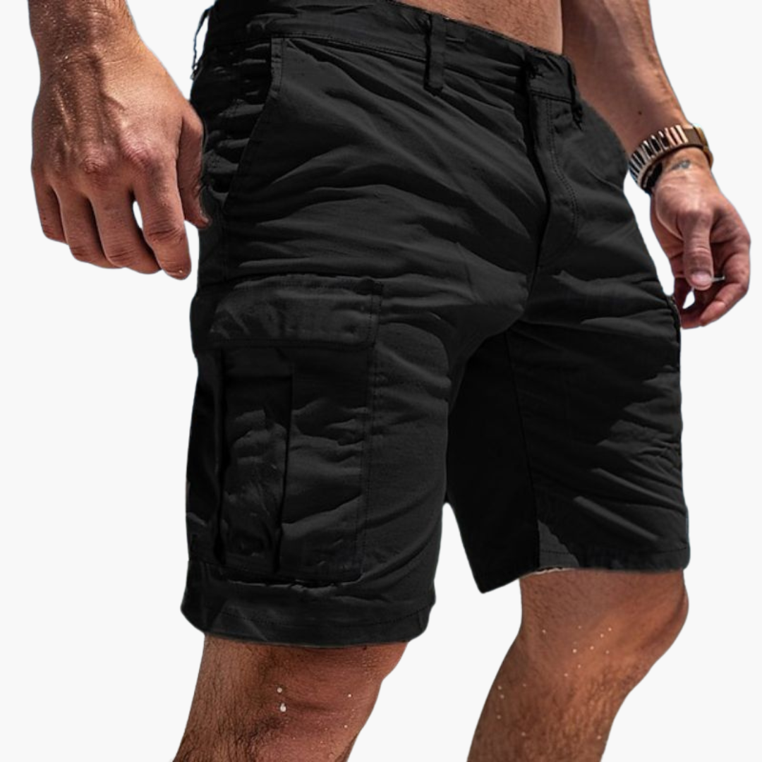 Herren Cargo-Shorts in Kniehöhe mit mehreren Taschen für den Sommer