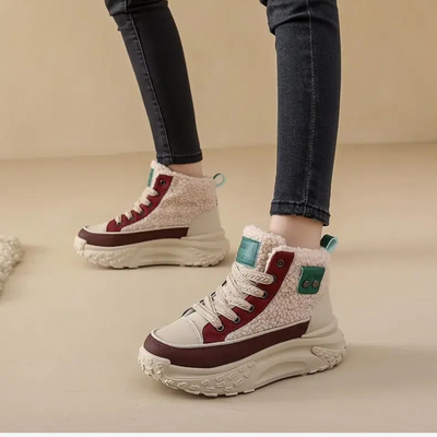 FrostWalk™ – Gefütterte Flache Winterstiefel für Damen mit Plüschfutter