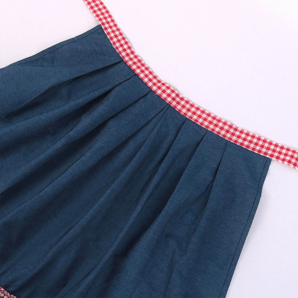 Damen Festliches Dirndl Kleid | Midilänge im klassischen Trachtenstil