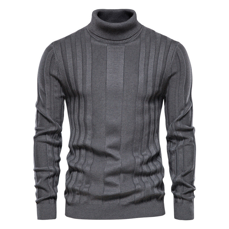 Eleganter Rollkragenpullover für Herren
