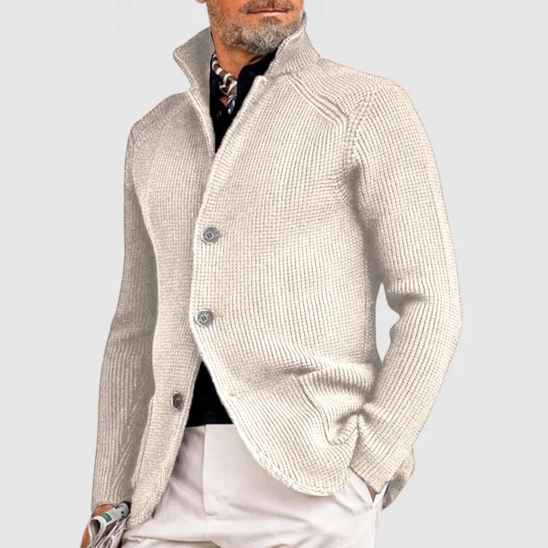 Ramon - Elegante Herrenstrickjacke mit Kapuze