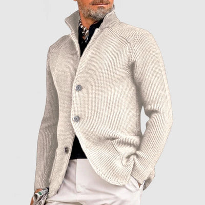 Ramon - Elegante Herrenstrickjacke mit Kapuze