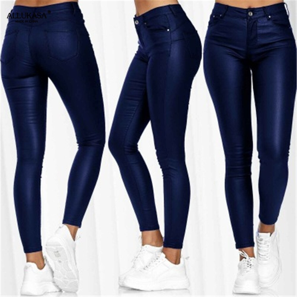 Trendige stretchige Skinny-Hose für Damen