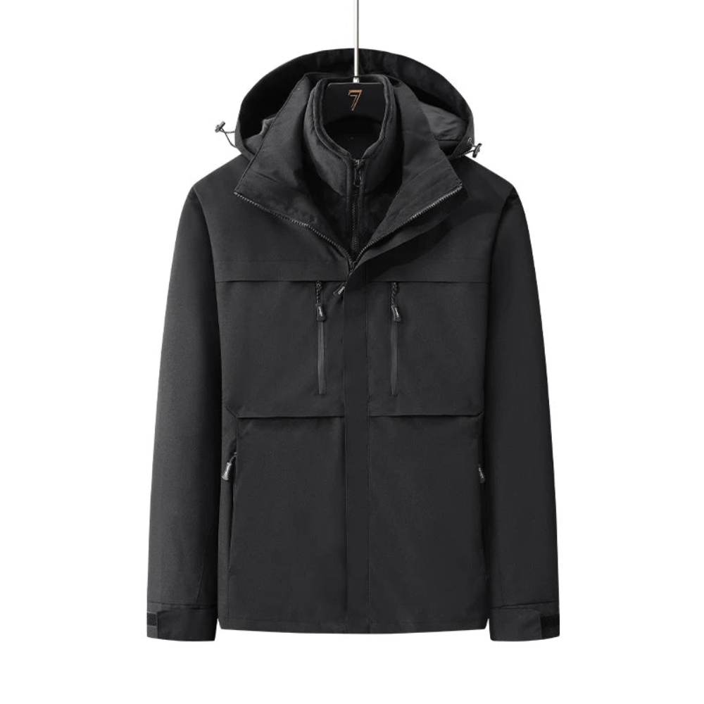 Damen Skijacke | 3-in-1 Winterjacke mit Abnehmbarer Innenjacke