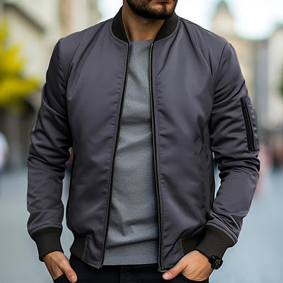 Schmal geschnittene Zip-Up Jacke für Männe