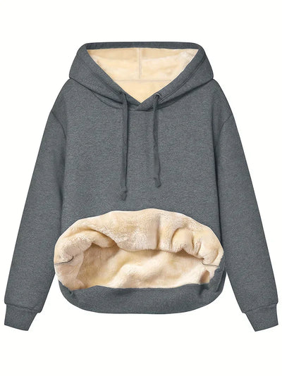 Kuscheliger Sherpa-Hoodie für Frauen